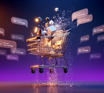 Abandoned cart automation using email WhatsApp and chatbot to recover ecommerce sales