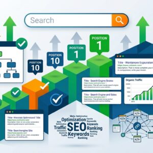 modern website design interface